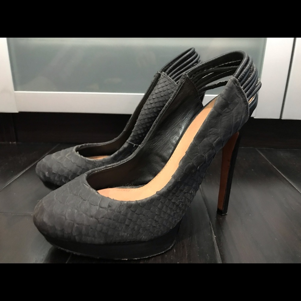 Leather heels for sale.